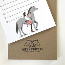 Load image into Gallery viewer, Pretty Pony Notepad - Edwina Alexis