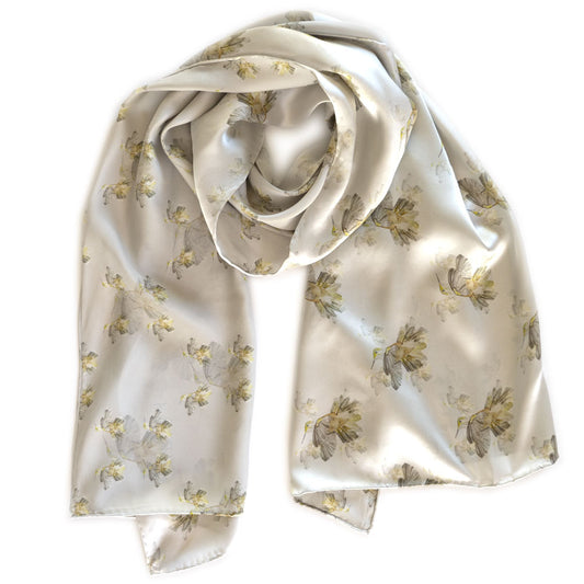 Blanca Flowerkisser Italian Silk Scarf - Edwina Alexis