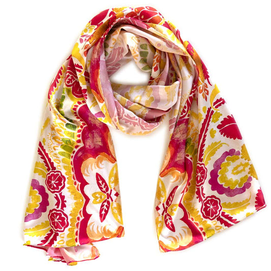 Tangibles Italian Silk Scarf - Edwina Alexis