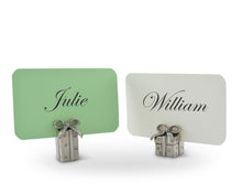 Load image into Gallery viewer, Christmas Package Place Card Holder Pair - Edwina Alexis