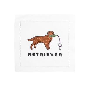 Golden Retriever Cocktail Napkin - Edwina Alexis