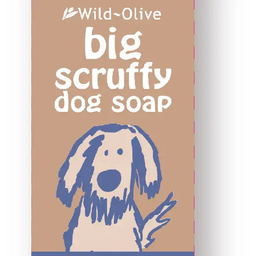 50G Big Scruffy Dog Soap - Edwina Alexis