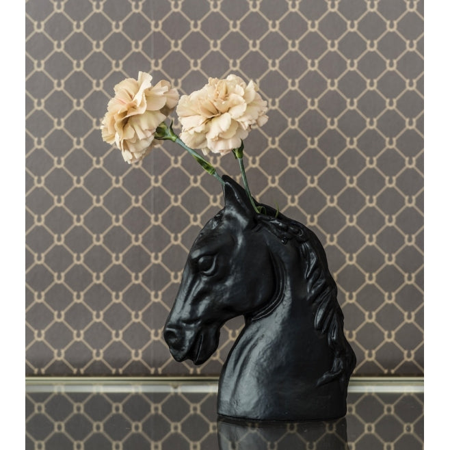 Black Horsehead Vase - Edwina Alexis