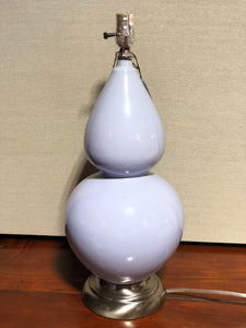 Lilac Double Gourd Table Lamp by Robert Abbey - Edwina Alexis