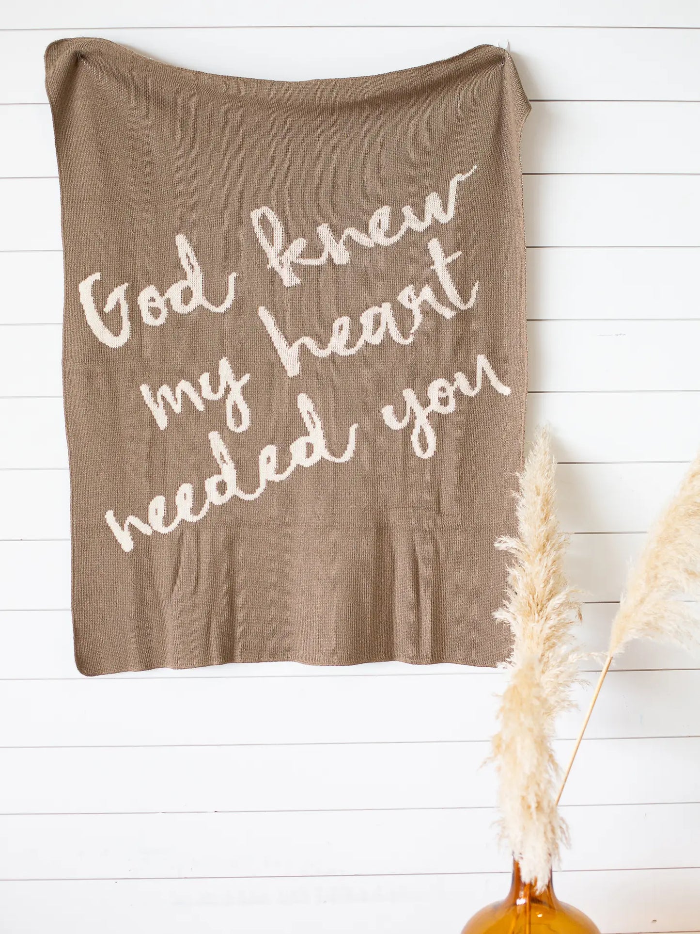 God Knew My Heart Needed You Baby Blanket - Edwina Alexis