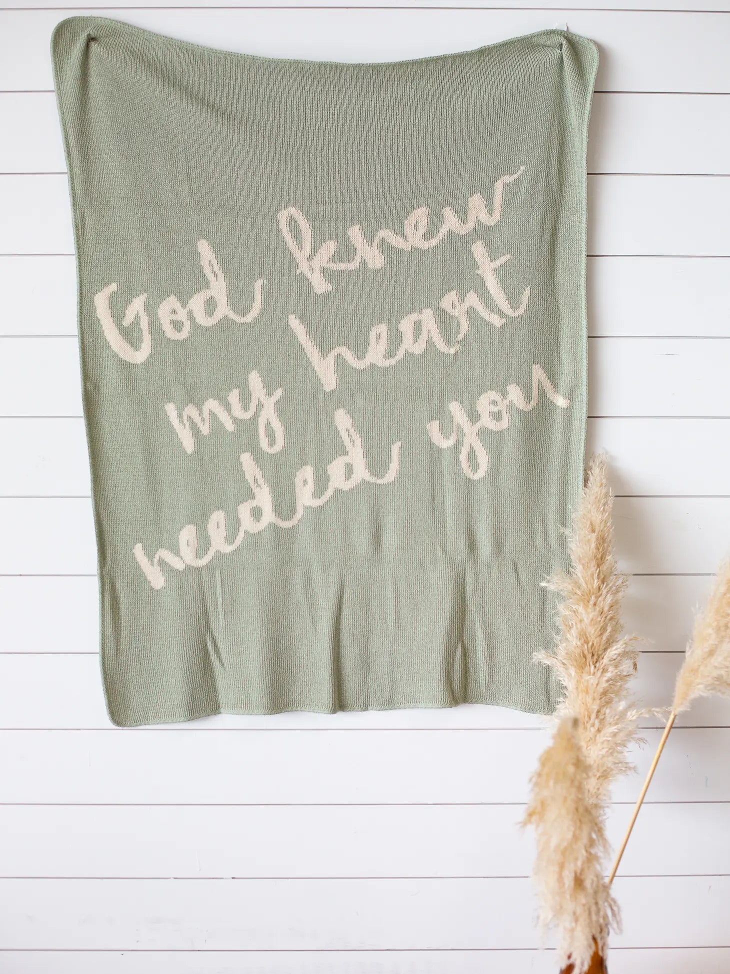 God Knew My Heart Needed You Baby Blanket - Edwina Alexis